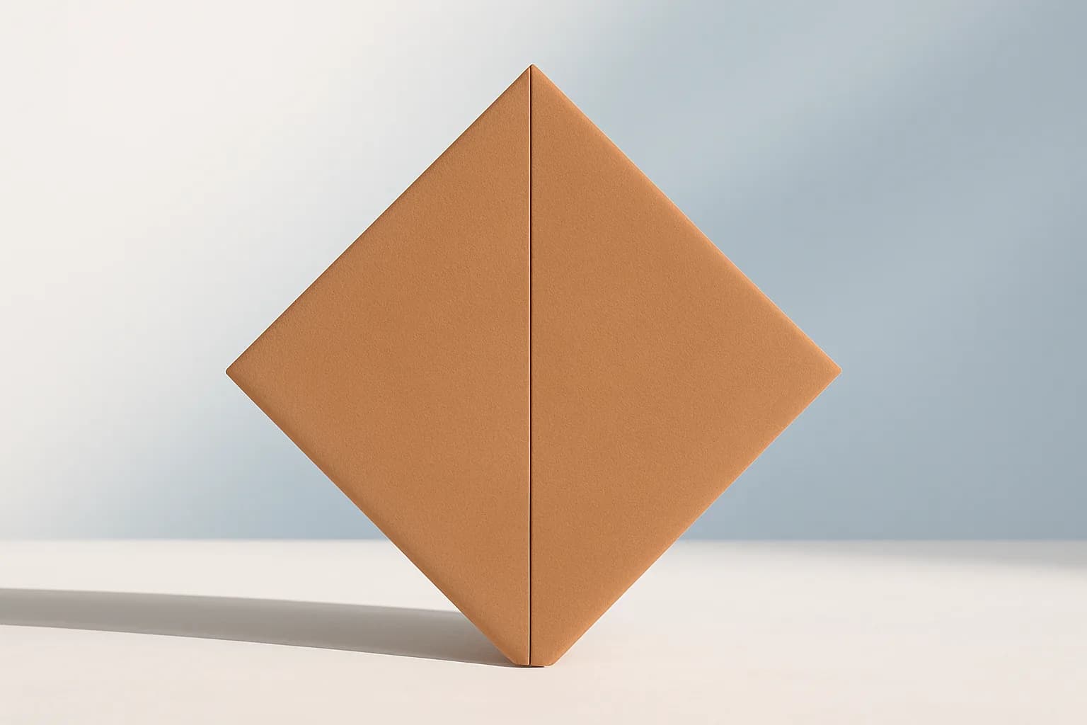 Triangular Absorption Acoustic Fabric Panel – 2 Pcs Pack (Brown)