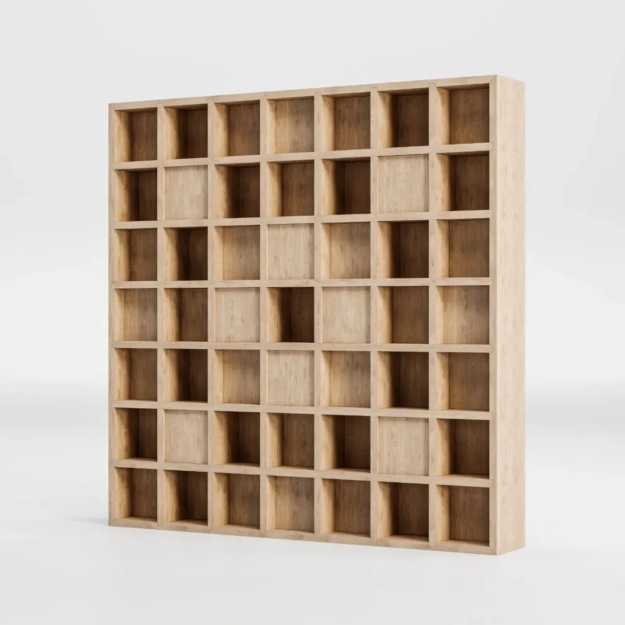 GridWave wooden acoustic diffuser panel in a natural oak finish