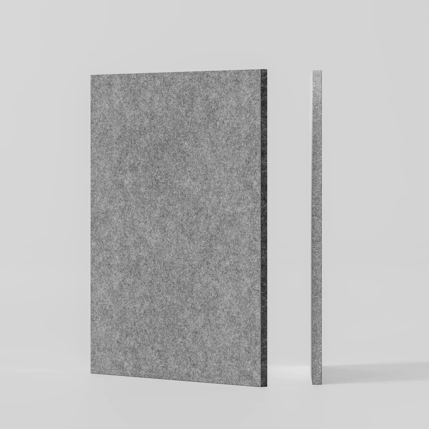 Grey PET felt acoustic panel