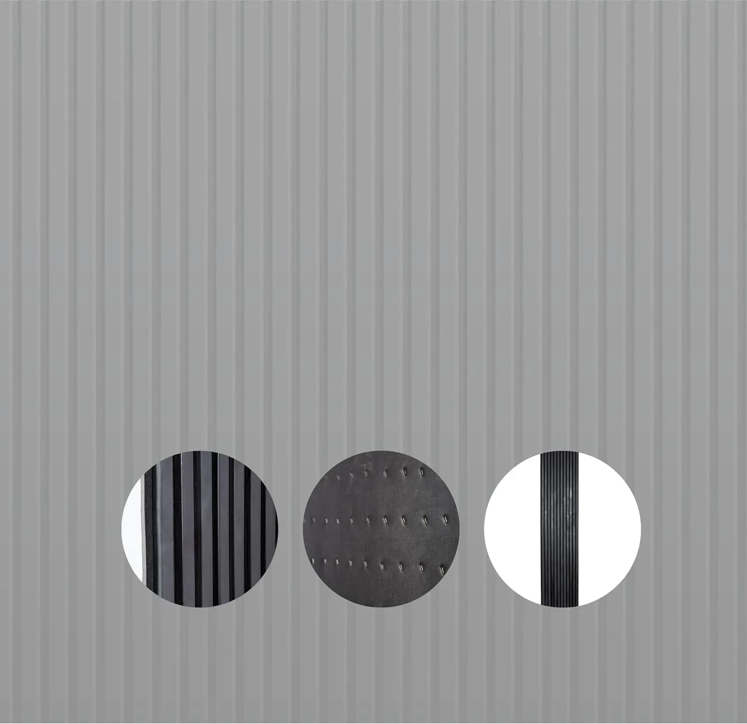 Slat Wall Panel | Wood Long Panels – Black Color – Pack of 2