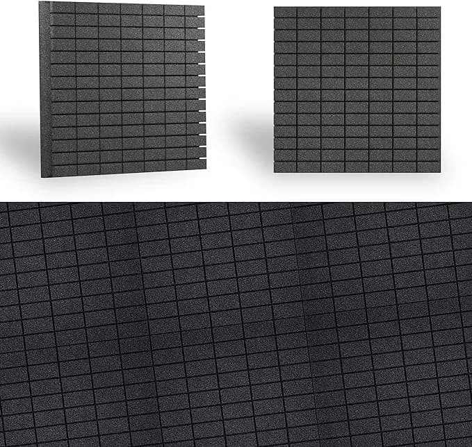 Thor Absorber Black 60×60 Acoustic Panels – Pack of 10