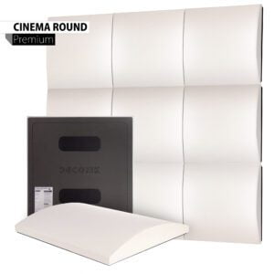 Cinema Round Premium Acoustic Panels | Pack of 4