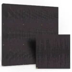 Athos Black Acoustic Wooden Panels - Pack of 4
