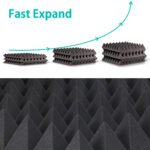 Pyramid 30x30 Foam Panels | Charcoal Black | Pack of 24 - Image 7