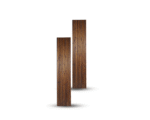 Slat Wall Panel | 3D Wood Long Panels - Light Brown - Pack of 2